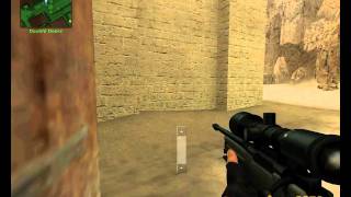 CS:S Awp no scope headshot