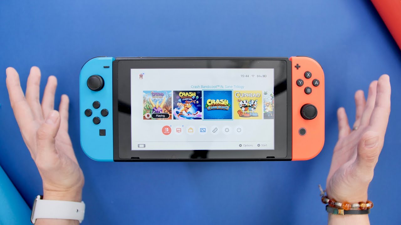 Nintendo Switch Joy-Con - Czerwony / Niebieski - Konsole