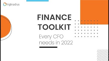 Finance Toolkit: Every CFO Needs in 2022