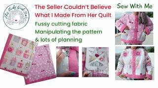 Vinted Kids Quilt - The Seller couldnt believe what I did with it