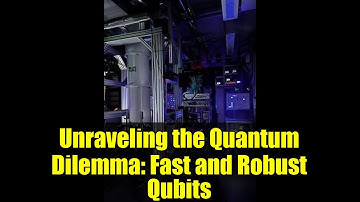 Unraveling the Quantum Dilemma: Fast and Robust Qubits