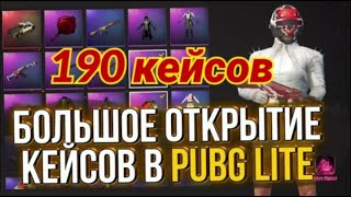 самое большое открытие кейсов (PUBG LITE)