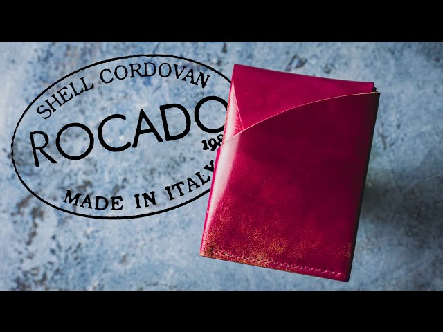 Making the Best EDC Wallet in Shell Cordovan Leather - YouTube