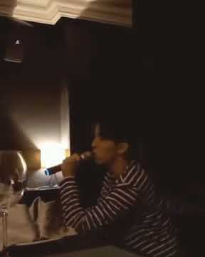 Dimash short clip “Hello” Karaoke night