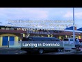 Landing at Dominica