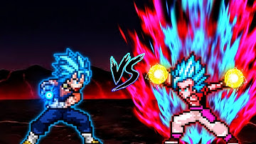 Vegito SSB DBFZ V2 OP (New) VS Gogeta OP (all form) in Jump Force Mugen