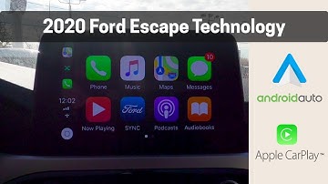 Using Android Auto or Apple Car Play in the 2020 Ford Escape