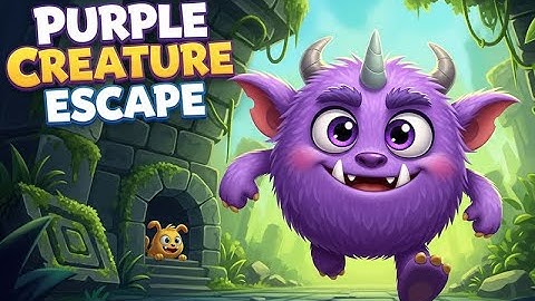 G4K Purple Creature Escape Game| Games4King Walkthrough