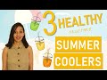 3 HEALTHY SUMMER COOLERS to beat the heat! | Easy Indian Summer Drinks