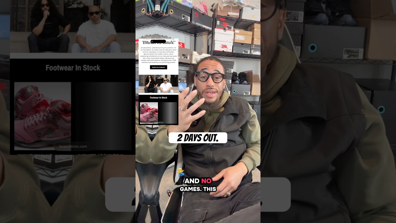 За 2 дня до запуска сайта LavacciKicks! 🚀 