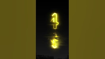 10 Second Glitch Countdown | Neon Yellow FX Timer ⚡