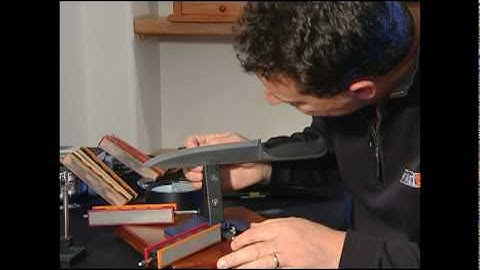 Wicked Edge Knife Sharpener Demo