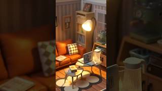 Rolife Super Creator Cozy Living Lounge - #Miniature House Living Room #dollhouse