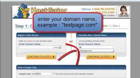 How To Set Up Host With Hostgator plus $0.01 cent hostgator coupon code 2012