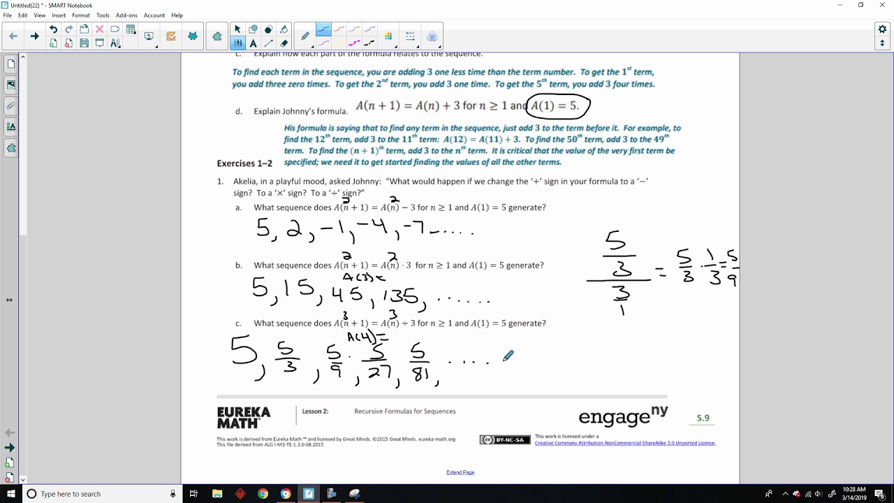 evaluate homework and practice module 1 lesson 3 algebra 2