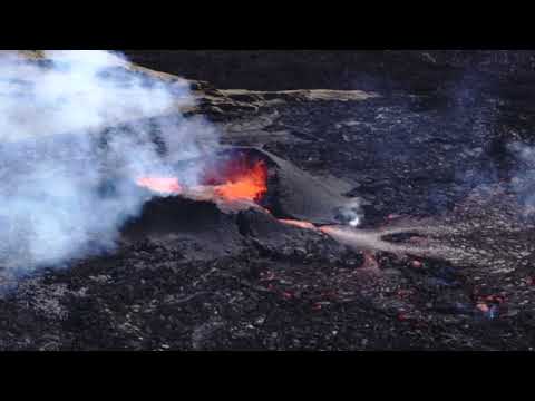 Mit Volcano Heli über den zweiten Vulkanausbruch am Fagradalsfjall (16.08.2022)