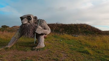 Troll Nr. 061: "Kaptajn Nalle" von Thomas Dambo - Oktober 2023 (4K)