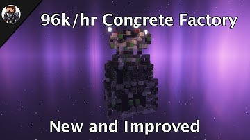 96k/hr Concrete Factory V2 - Java Edition 1.16-1.18.2+