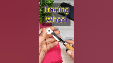Day-10/365 How To Use Tracing Wheel # shorts #sewing tool #stitching #fabric