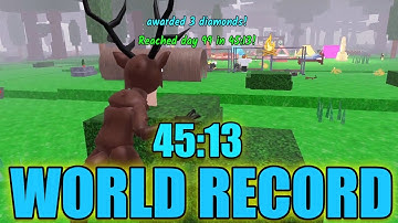 99 Nights in the Forest SOLO SPEEDRUN World Record (45:13) - Full Gameplay | Roblox