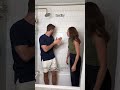 Expectation VS reality of SHOWERING with my wife #marriage #comedy #couple