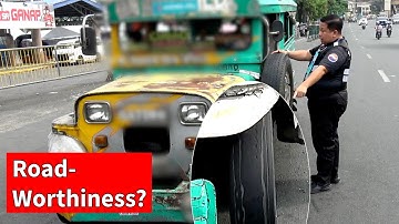 Technical impounding of bus during DOTr-SAICT operation