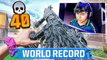 I BROKE THE WORLD RECORD ON REBIRTH ISLAND RANKED! (40 KILLS)