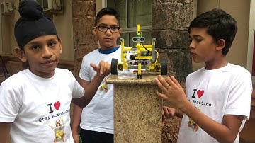 QtPi Robotics St. Johns wood boys testing the obstacle avoider