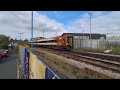 Trains at Eastleigh (Filmed from M&amp;S Car Park) - 6 October 2023