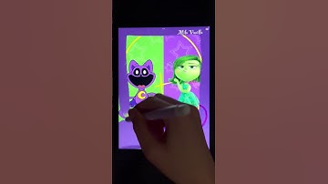 Catnap + Disgust Inside Out 2 #poppyplaytime #insideout2 #mixingcharacters