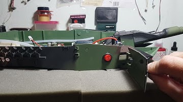 Taigen Leopard2A6 1/16 hidden switch for on/off cannon smoke system