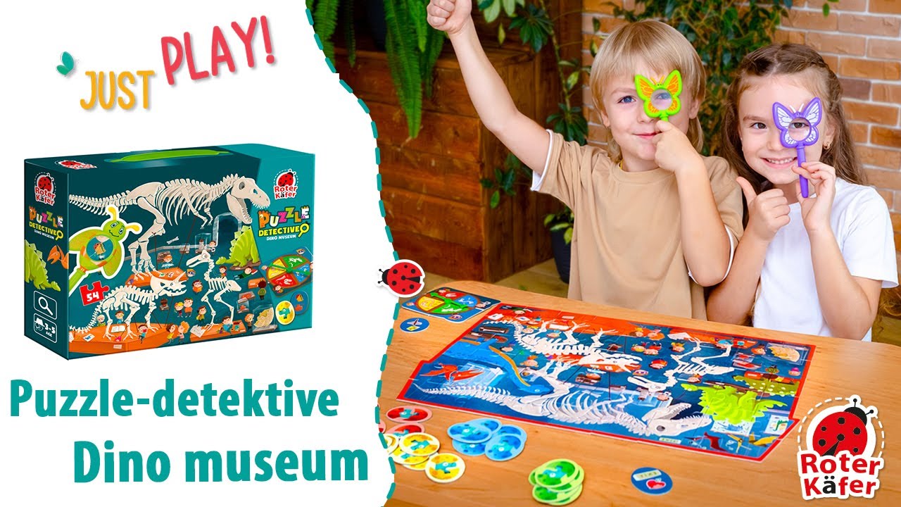 Puzzledetective "Dino museum" RK108005 YouTube