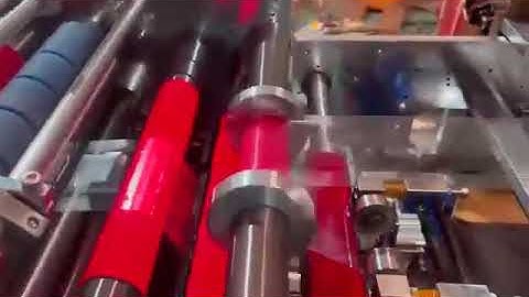 Window patching machine For Tissue Paper Box Making