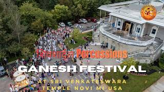 🔥 महाराष्ट्राचा जल्लोष अमेरिकेत! | Sri #Venkateswara #Temple Novi #Michigan #USA | #ganeshotsav