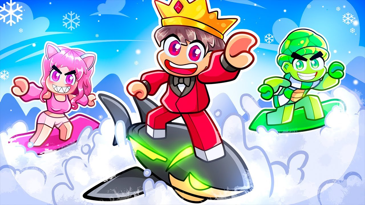 Я потратил 1 000 000 долларов на ЛУЧШИЙ СНОУБОРД в Roblox SNOWBOARD Obby!