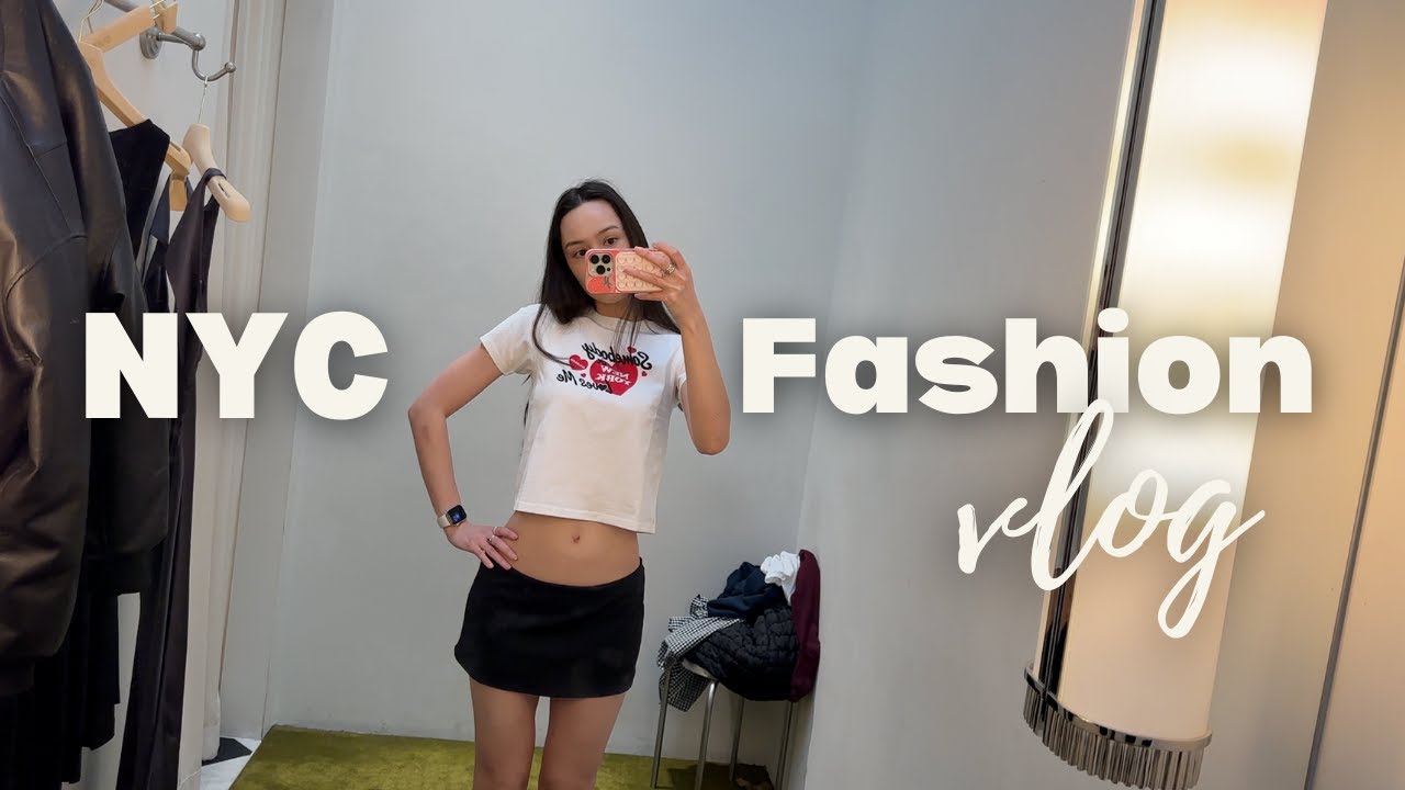 New York City vlog : Shopping in West village, Soho, fashion haul