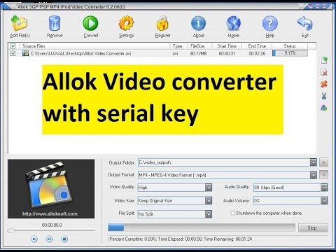 allok video converter lisans kodu