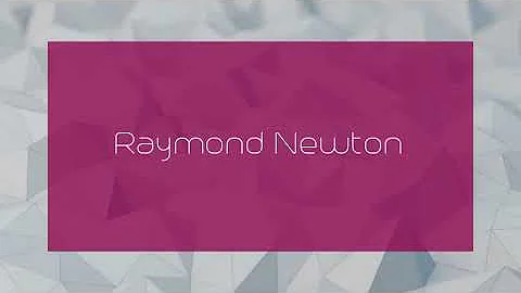 Raymond Newton - appearance