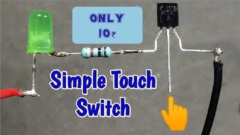 Simple Touch Sensor | BC547 Transistor Project, Touch Light Using BC547, DIY Touch ON/OFF @NicsLabs