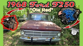 1968 FORD F250 'Ole Red'  360fe Engine OVERHAUL  Cleaning, Painting, & Installing Parts