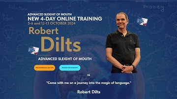 Advanced Sleight of Mouth How words can change worlds Masterclass Robert Dilts Join us www.7007.info