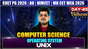 CUET PG 2026 Computer Science | AU  | JMI | MH MCA CET 2026 | Operating System
