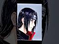 Drawing Itachi with logic instead of brushes #shorts #generativeart #anime