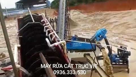 Máy rửa cát trục vít