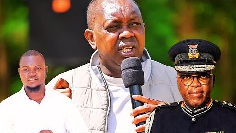 "LAGAT AKIPATIKANA NA MAKOSA AFUNGWE"OSCAR SUDI BREATHING FIRE OVER POLICE BRUTALITY