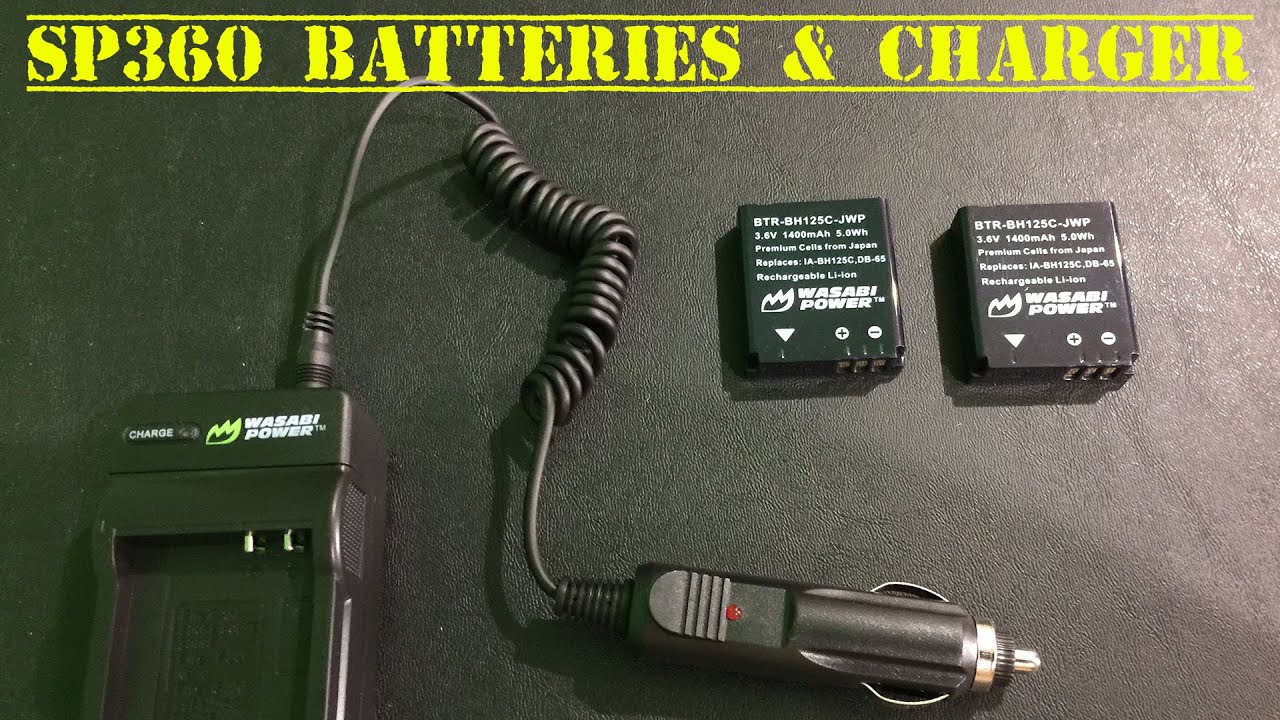 Battery Pack for Kodak LB-080 and PIXPRO SP360 4K, SP1-YL3, SP1 HD Digital  Action Camera : Electronics 