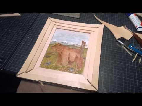 Video: How To Make A Picture Frame Out Of Leather