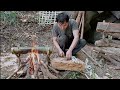 Survival Instinct, Wild Cooking, Living Alone In The Wilderness, (ep46)