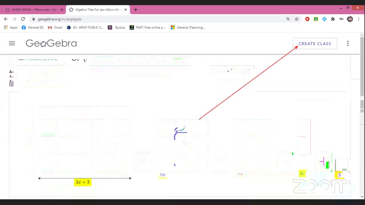 HOW TO UPLOAD APPLET IN GEOGEBRA CLASS ROOM BY AMBIK BARAL Meeting Room ...