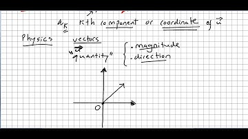 Linear Algebra 1, Vectors